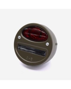 Rear Stop Light Complete Unit for Willys MB Slat and MB - 6v 
